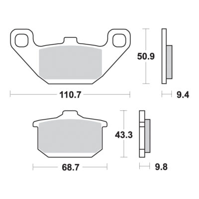 AP Racing Sinter Disc Pad Front – #157SF