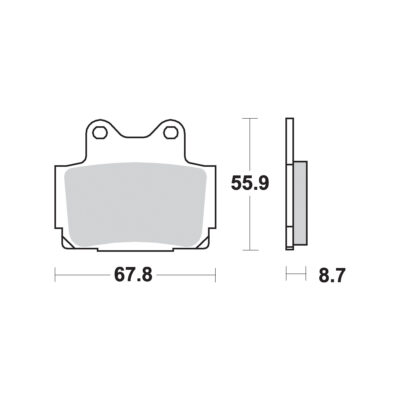 AP Racing SR Supersport Sinter Rear Disc Pads – #170SR