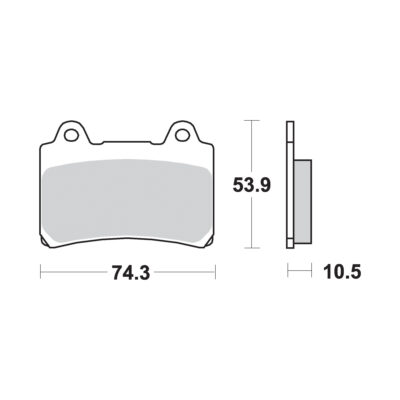 AP Racing SF Supersport Sinter Front Disc Pads- #190SF