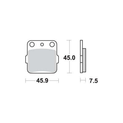 AP Racing Sinter Disc Pad Rear – #192SR