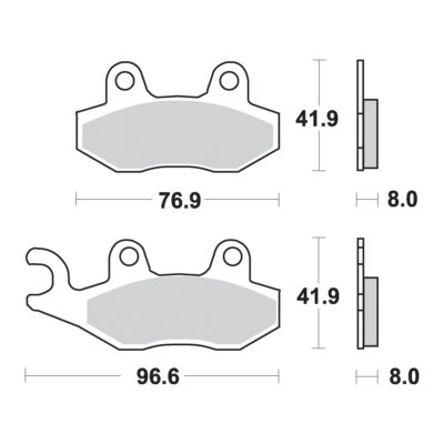 AP Racing SF Supersport Sinter Front Disc Pads – #211SF