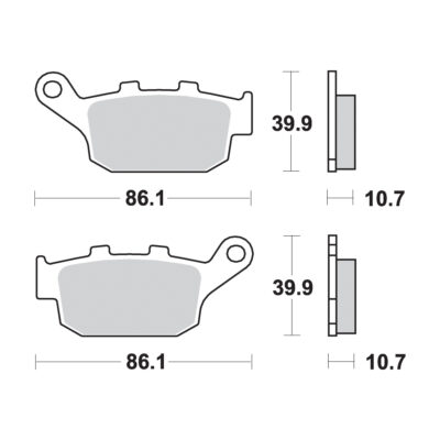 AP Racing SR Supersport Sinter Rear Disc Pads – #214SR