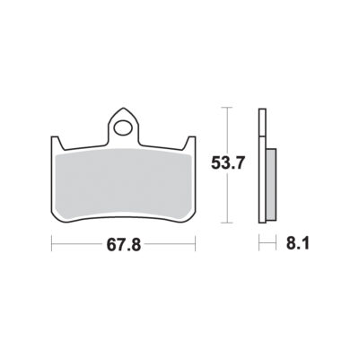 AP Racing SF Supersport Sinter Front Disc Pads – #222SF