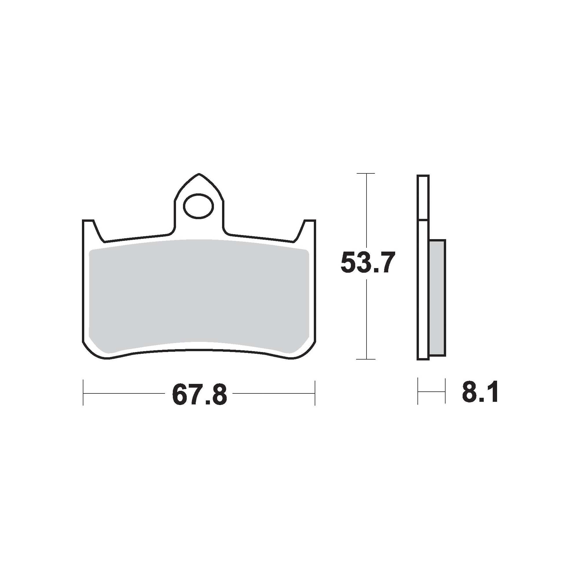 AP Racing SF Supersport Sinter Front Disc Pads - #222SF - Image 2