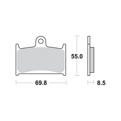 AP Racing SF Supersport Sinter Front Disc Pads – #224SF