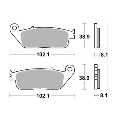 AP Racing SF Supersport Sinter Front Disc Pads – #227SF