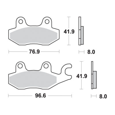 AP Racing SR Supersport Sinter Rear Disc Pads – #238SR