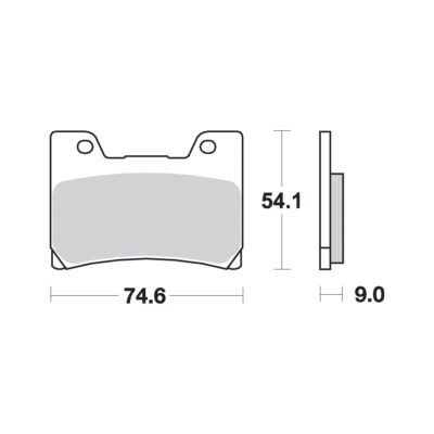 AP Racing SF Supersport Sinter Front Disc Pads – #245SF