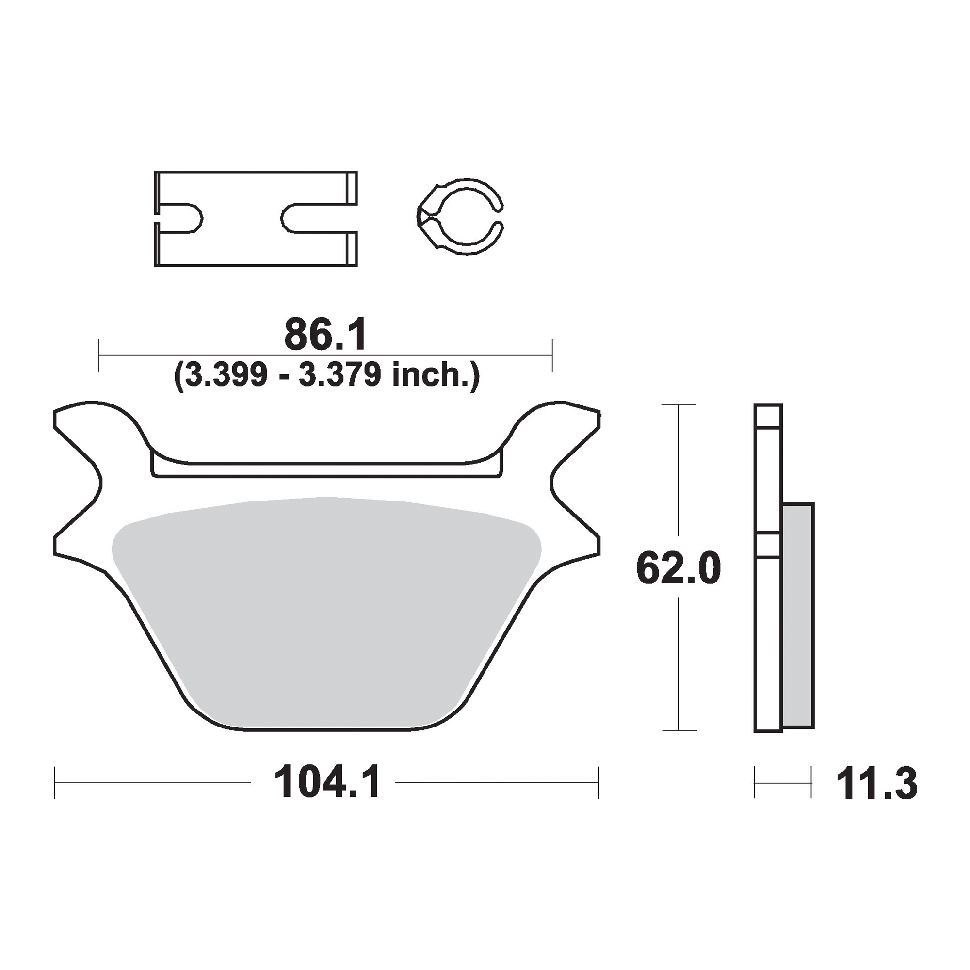 AP Racing SR Supersport Sinter Rear Disc Pads - #269SR - Image 2