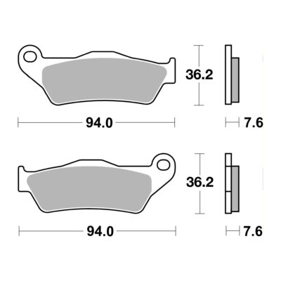 AP Racing SR Supersport Sinter Rear Disc Pads – #271SR