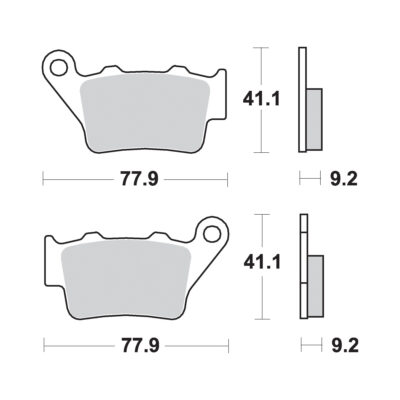 AP Racing Sinter Disc Pad Rear – #275SR