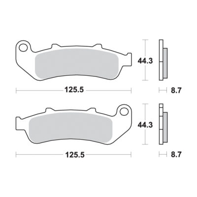 AP Racing SR Supersport Sinter Rear Disc Pads – #285SR