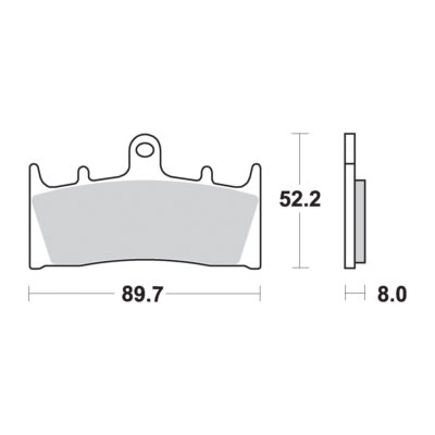 AP Racing Sinter Disc Pad Front – #286SF