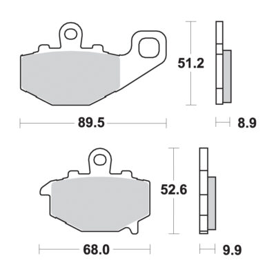 AP Racing SR Supersport Sinter Rear Disc Pads – #287SR