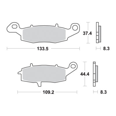 AP Racing SR Supersport Sinter Rear Disc Pads – #304SR