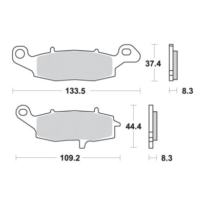 AP Racing Sinter Disc Pad Front – #305SF