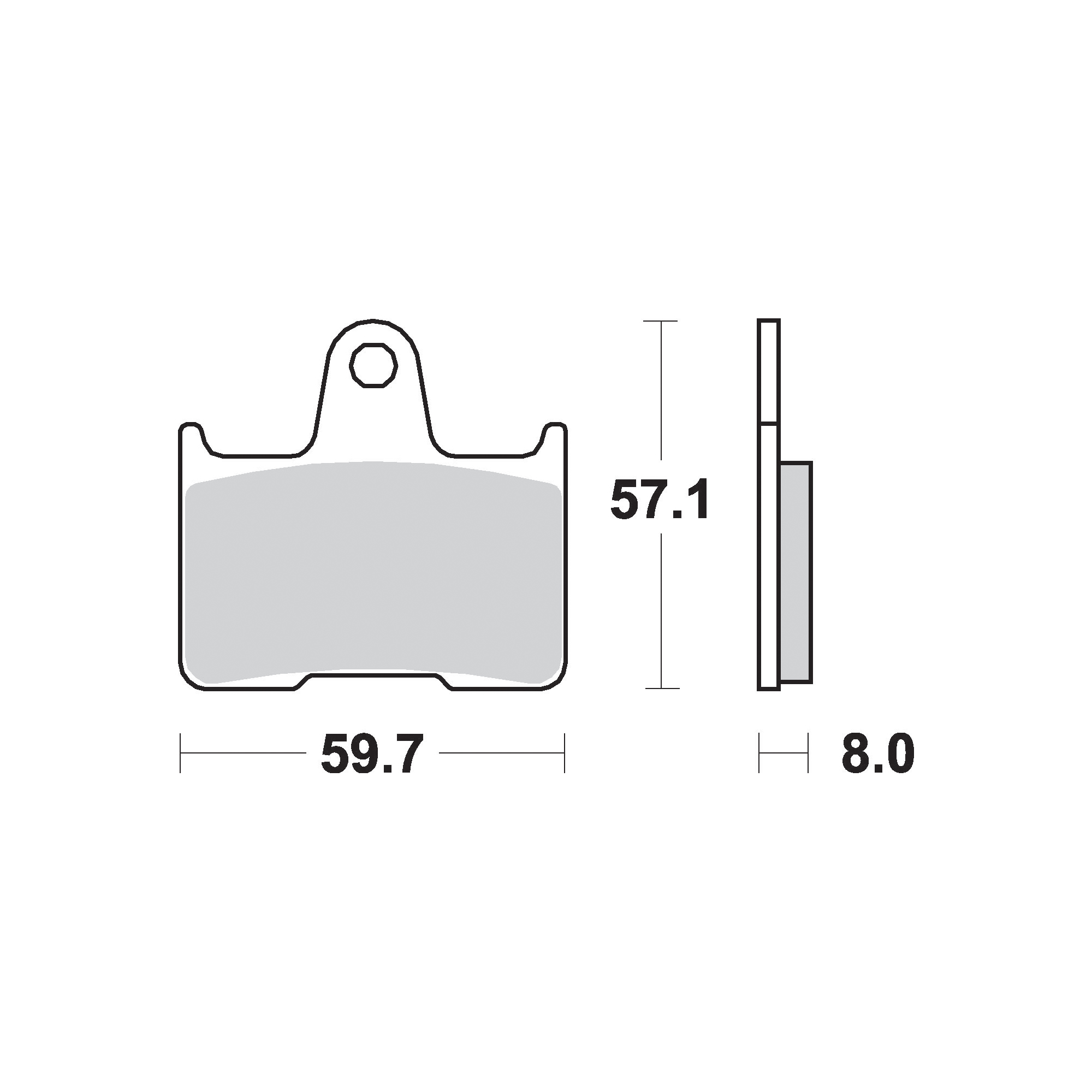 AP Racing SR Supersport Sinter Rear Disc Pads - #315SR - Image 2
