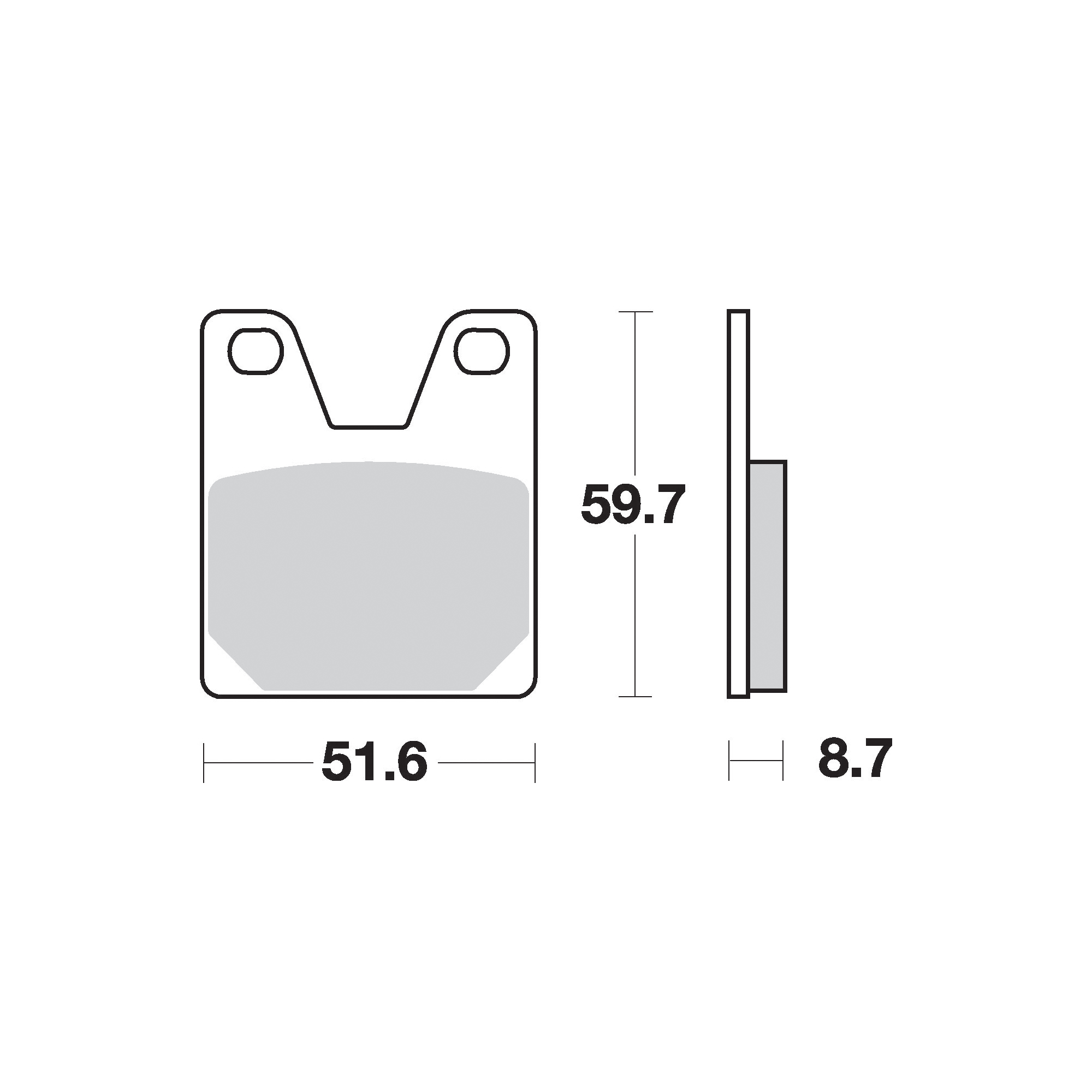 AP Racing SR Supersport Sinter Rear Disc Pads - #333SR - Image 2