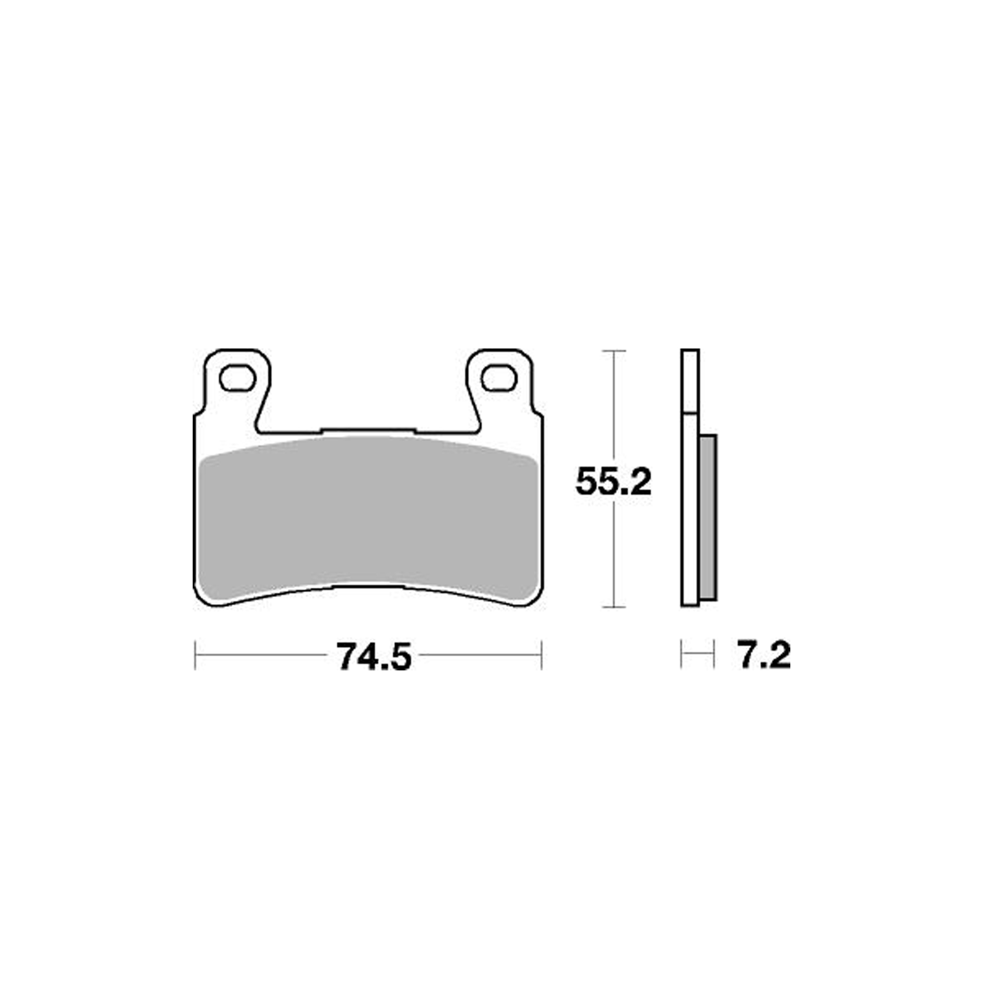 AP Racing SF Supersport Sinter Front Disc Pads - #334SF - Image 2
