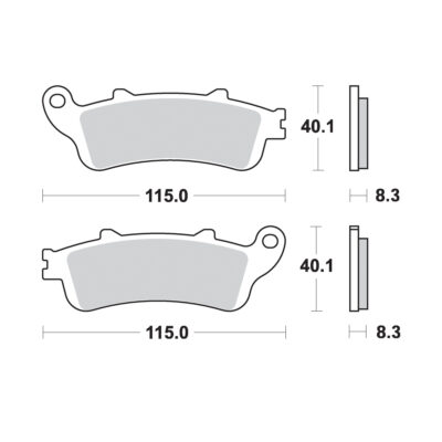 AP Racing SR Supersport Sinter Rear Disc Pads – #336SR