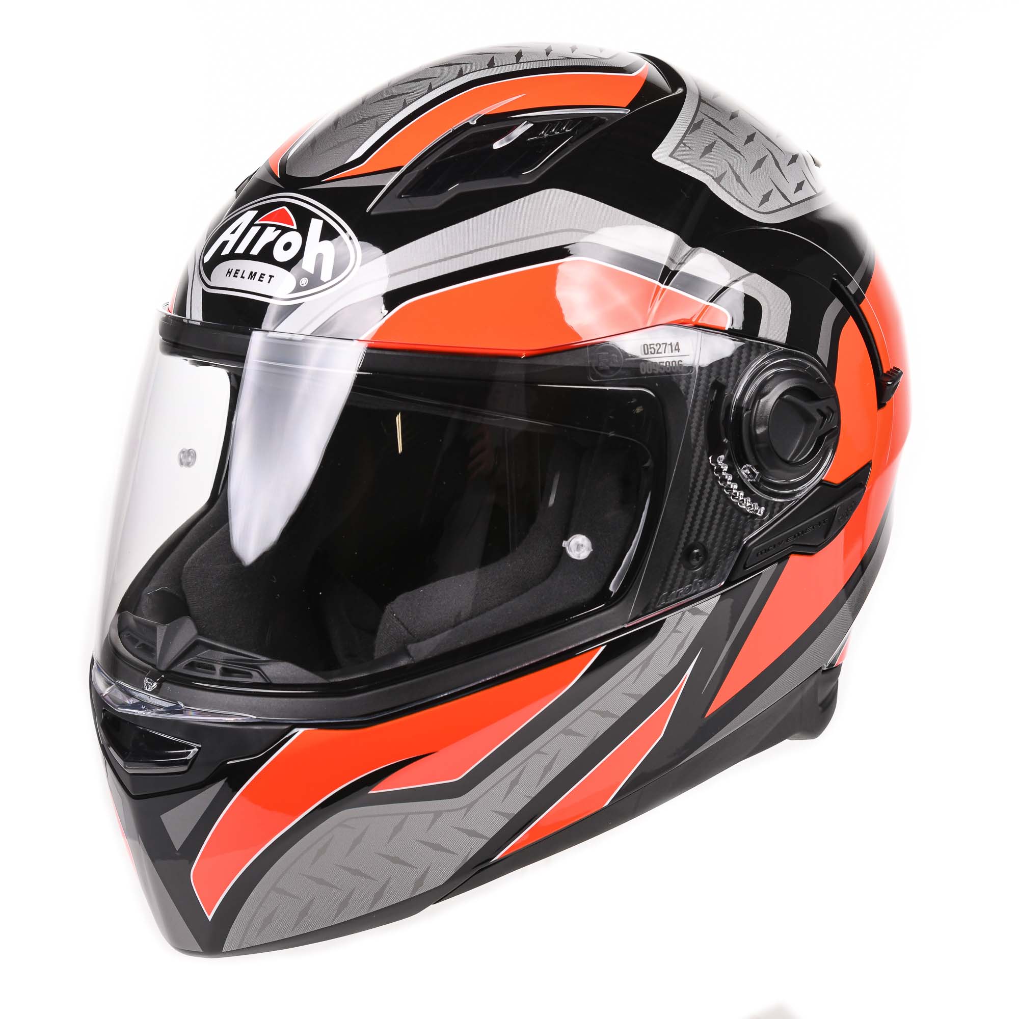 Airoh Helmet Movement S Full Face - Steel Orange Gloss - Image 2