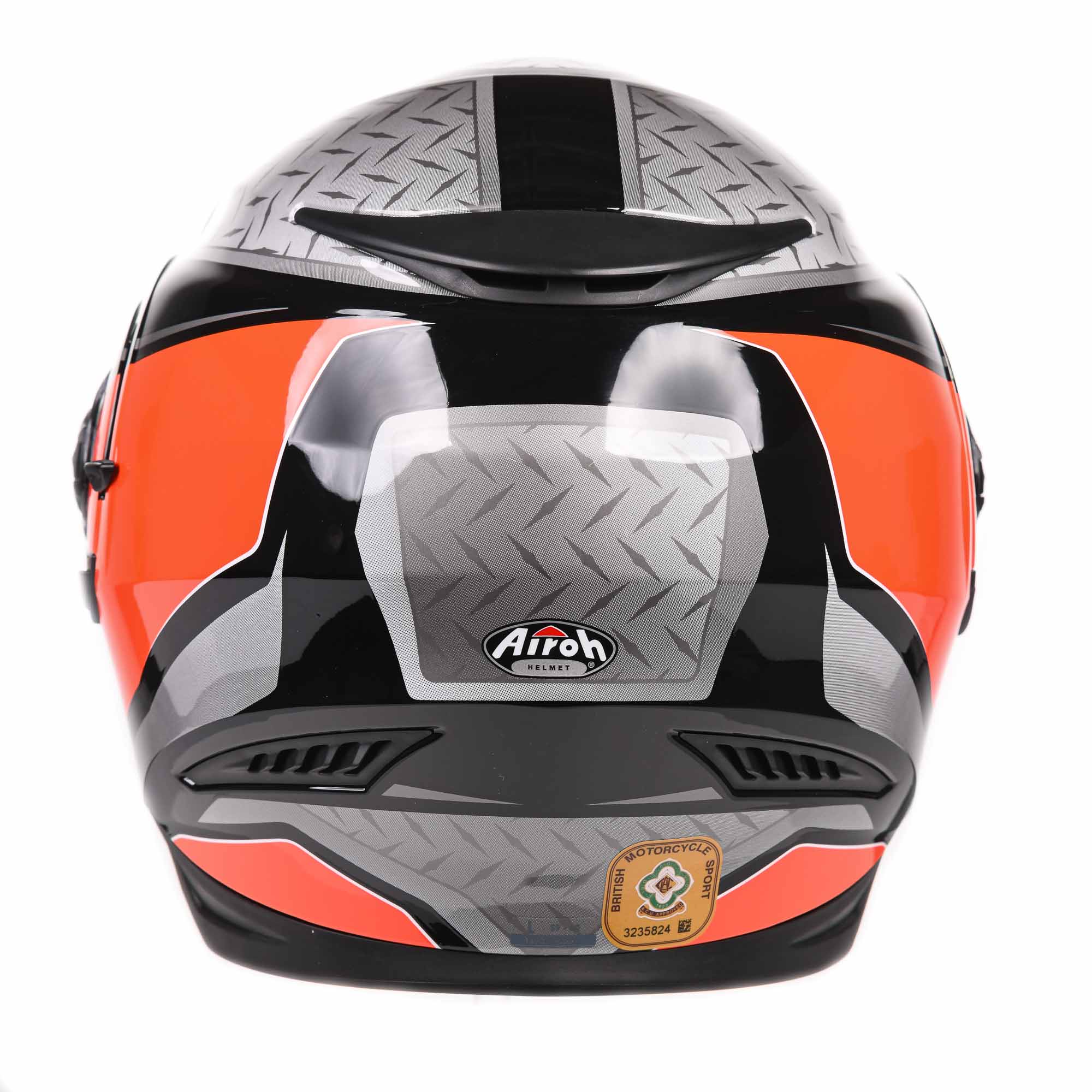 Airoh Helmet Movement S Full Face - Steel Orange Gloss - Image 5