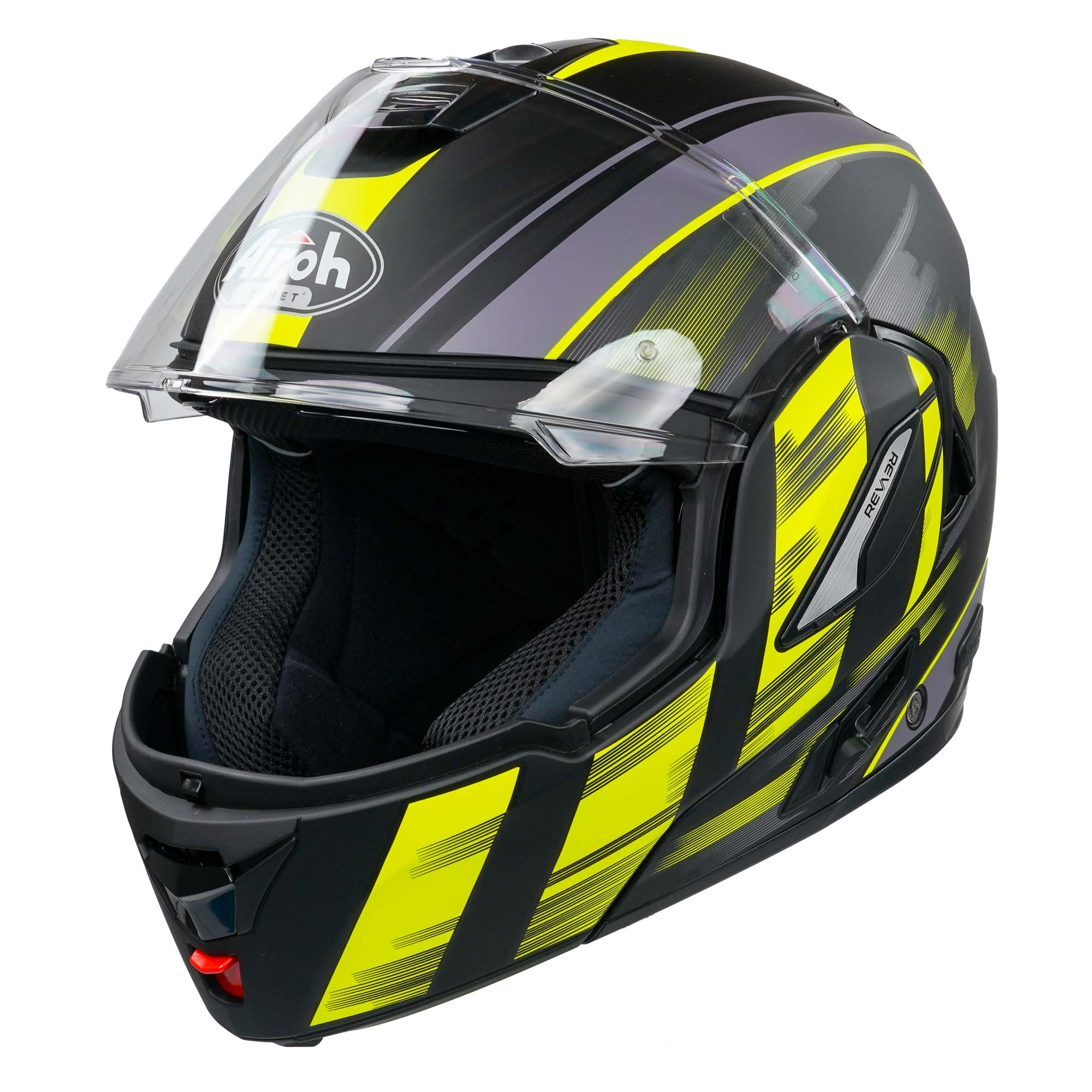 Airoh Rev19 Flip Helmet - Ikon Yellow Matt - Image 11