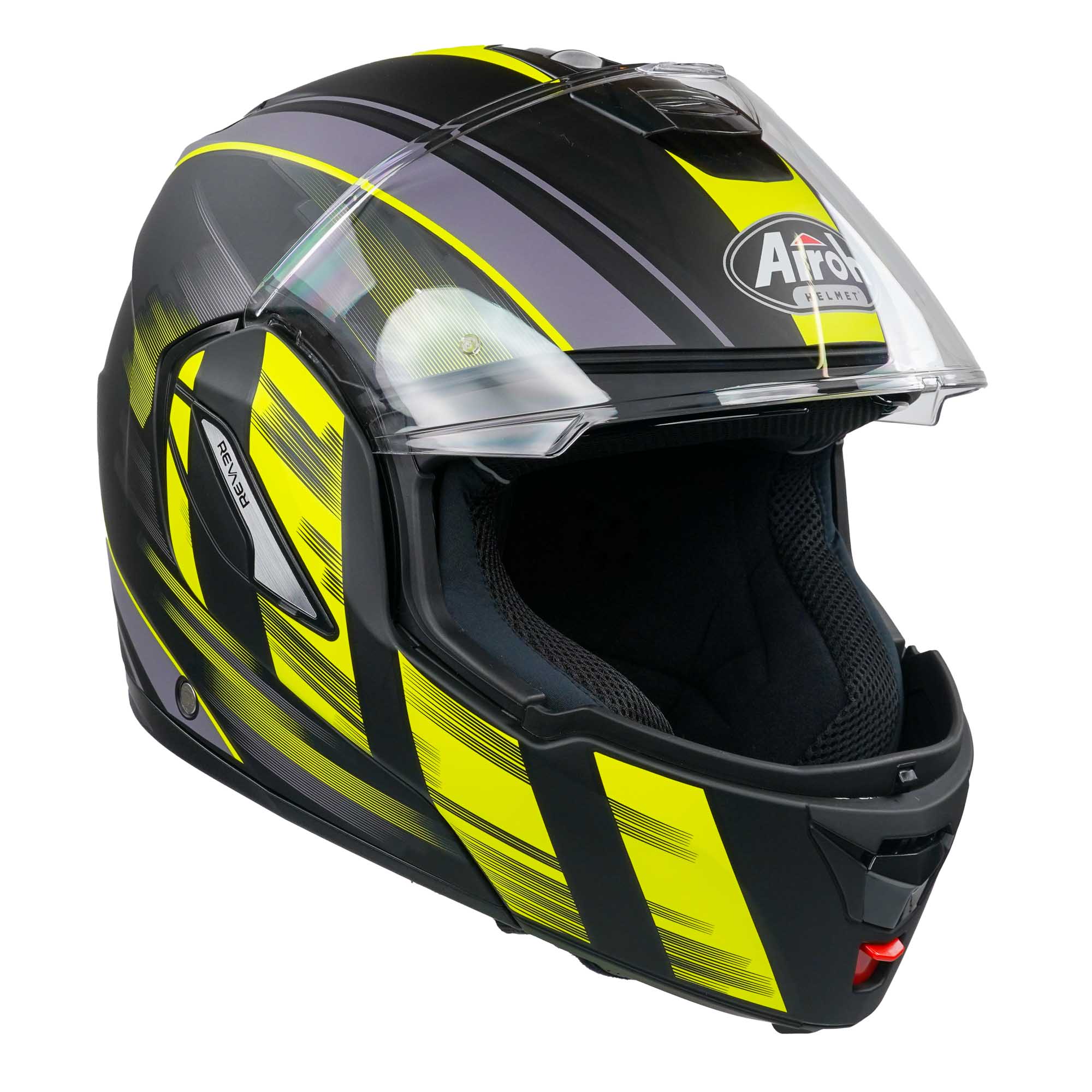 Airoh Rev19 Flip Helmet - Ikon Yellow Matt - Image 12