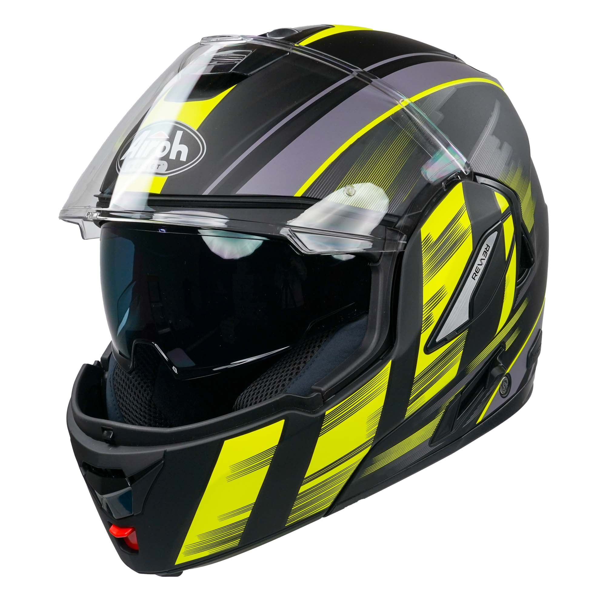Airoh Rev19 Flip Helmet - Ikon Yellow Matt - Image 9