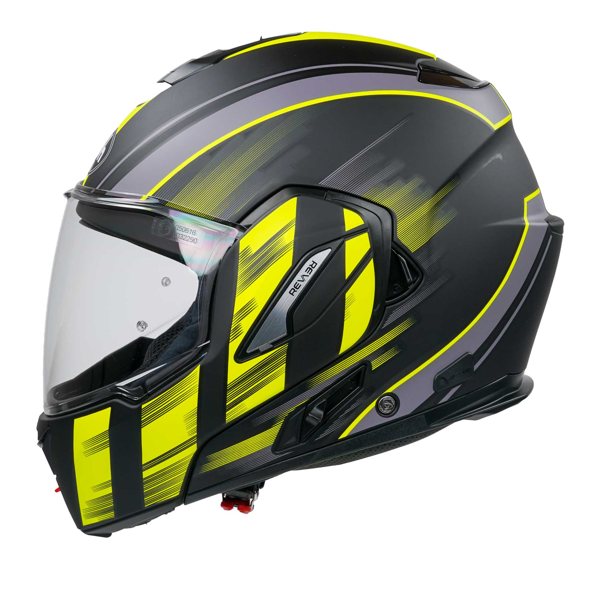 Airoh Rev19 Flip Helmet - Ikon Yellow Matt - Image 3