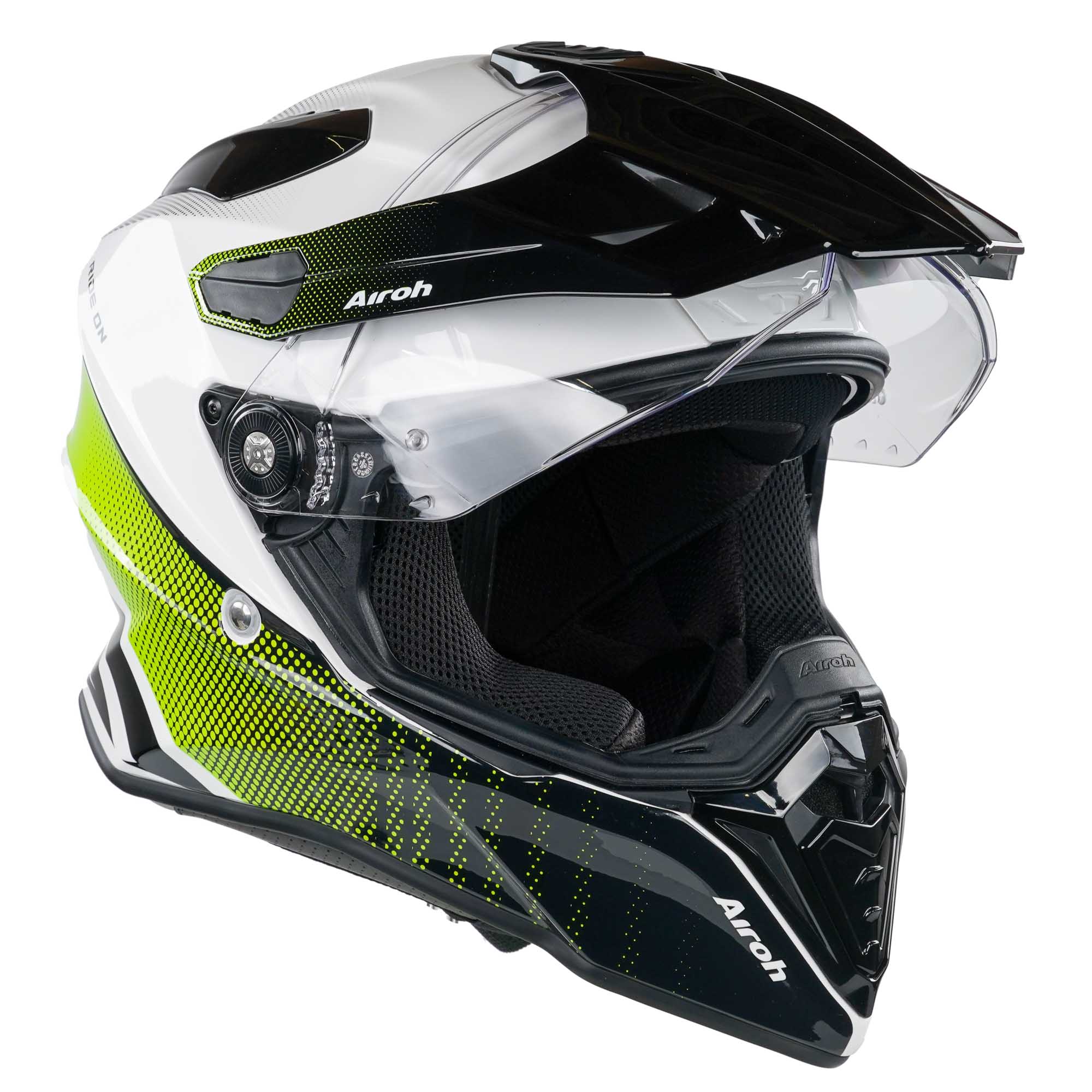 Airoh Commander Adventure Helmet - Progress Lime Gloss - Image 9