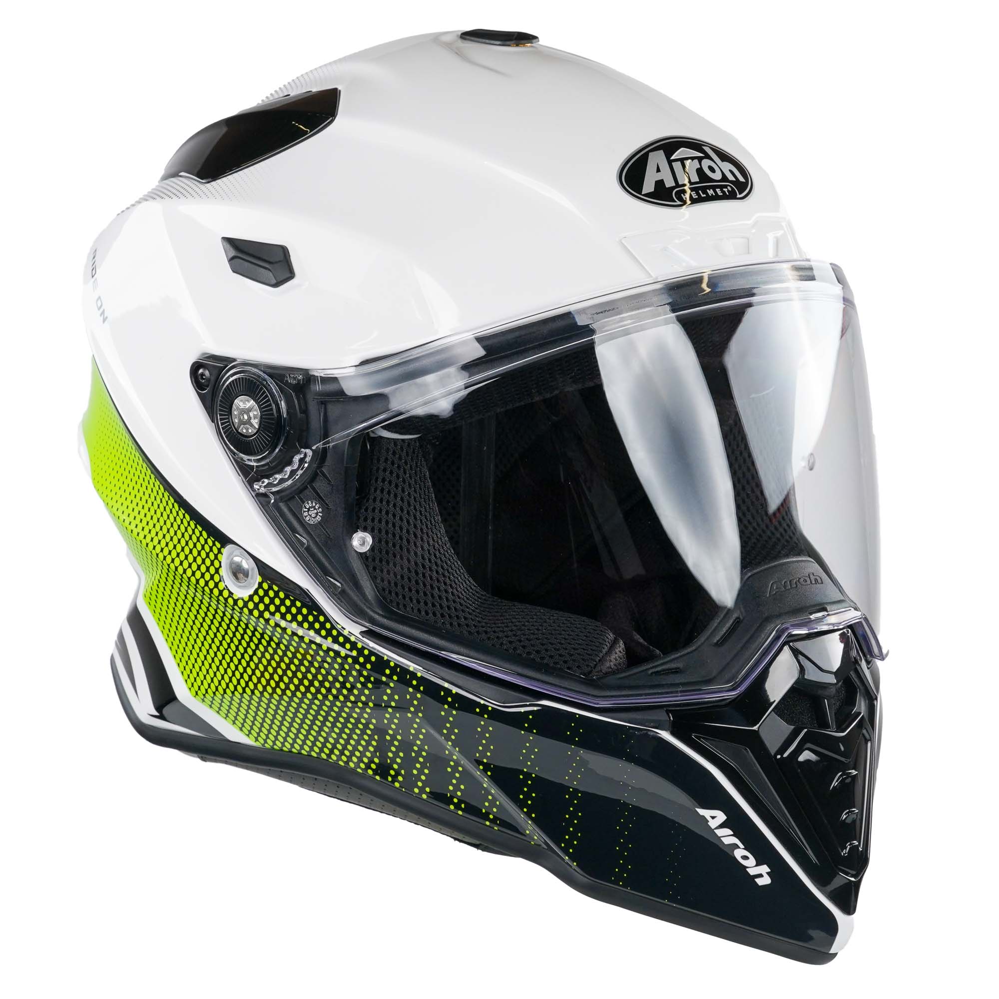 Airoh Commander Adventure Helmet - Progress Lime Gloss - Image 11
