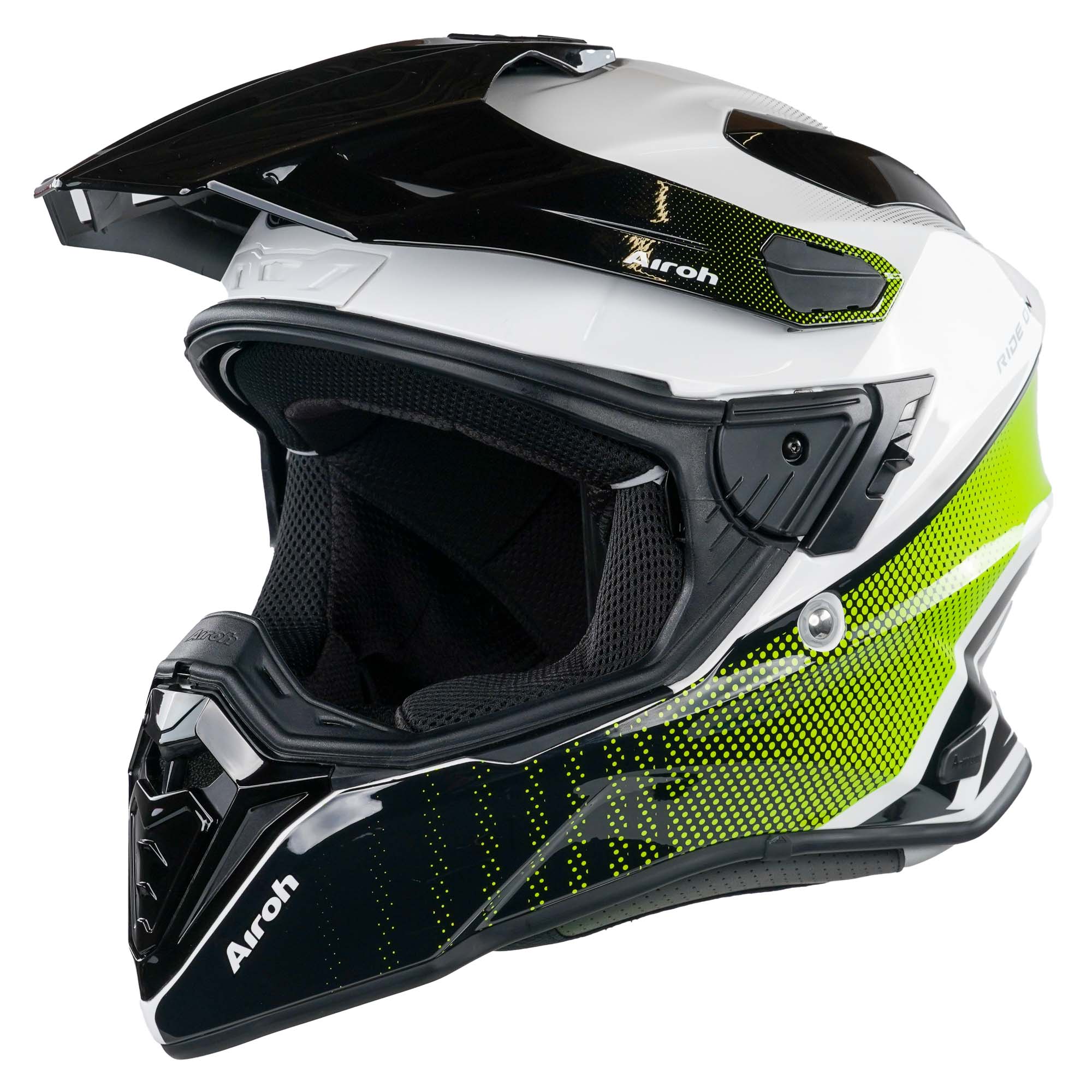 Airoh Commander Adventure Helmet - Progress Lime Gloss - Image 13