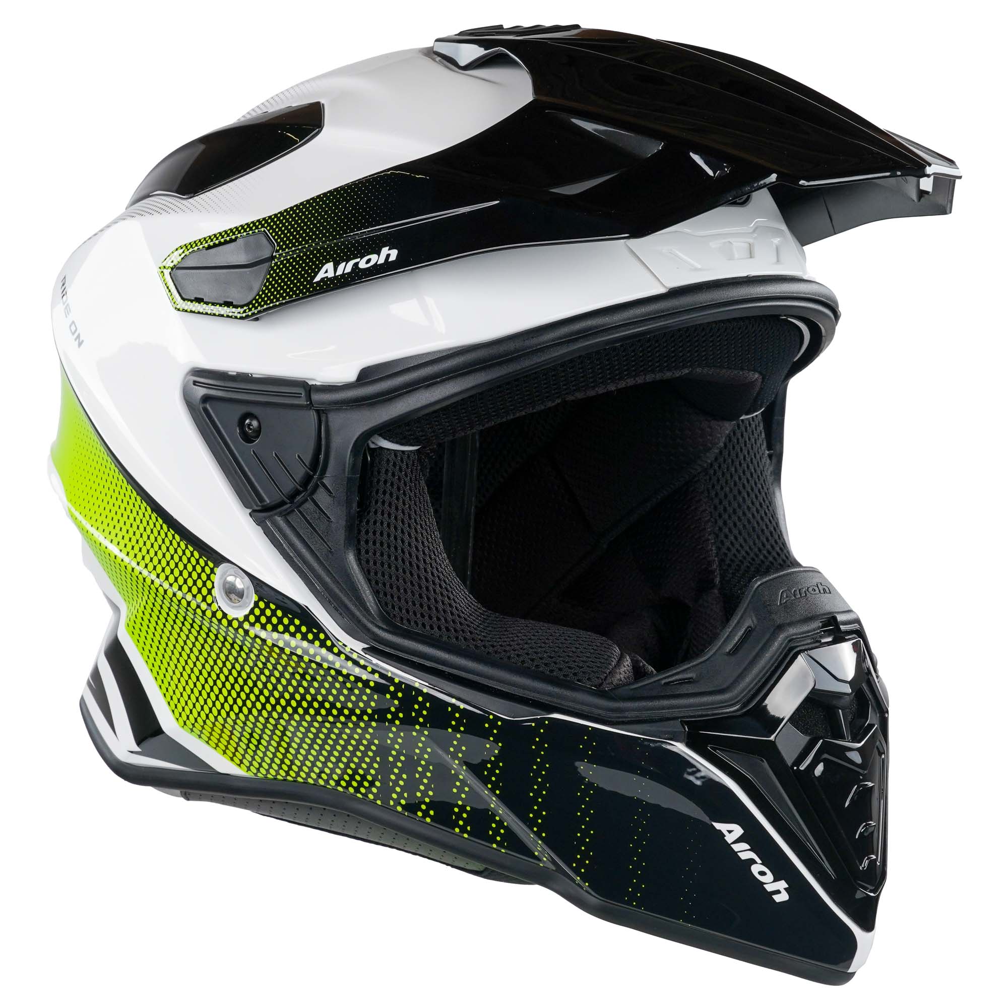 Airoh Commander Adventure Helmet - Progress Lime Gloss - Image 14