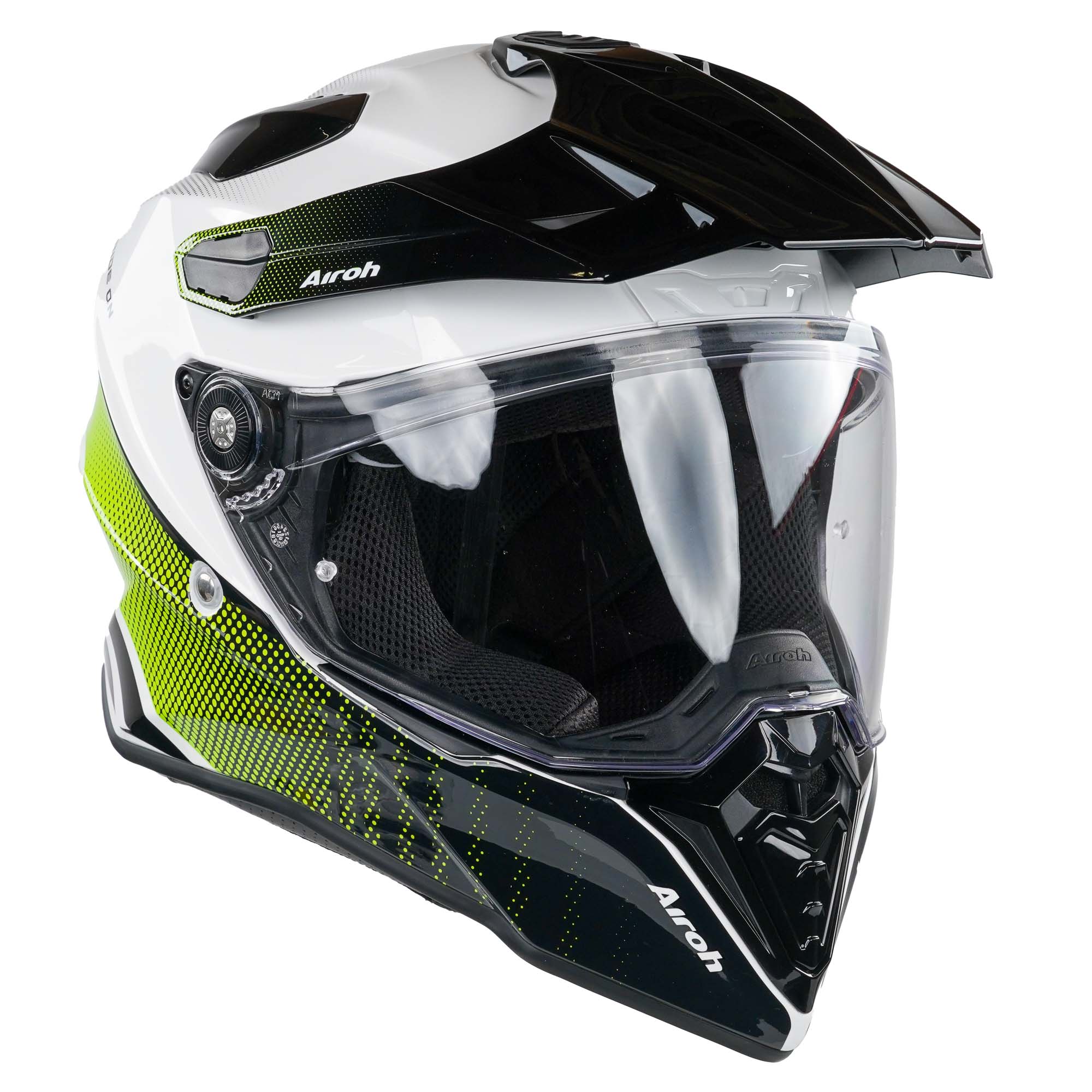 Airoh Commander Adventure Helmet - Progress Lime Gloss - Image 7