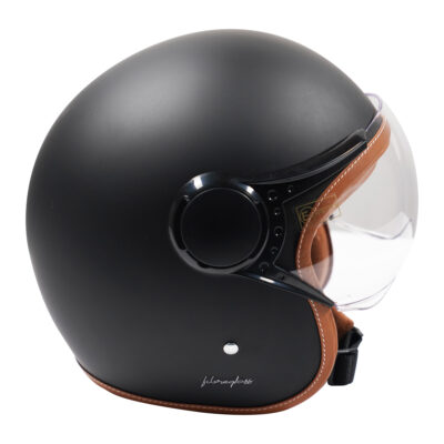 Axor Helmet Jet Open Face – Matt Black / Brown