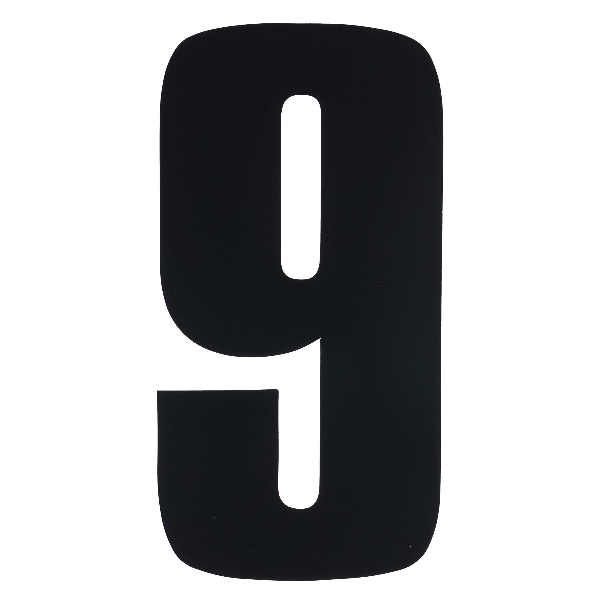 Bike It 8 Inch Race Numbers - Black - Image 5