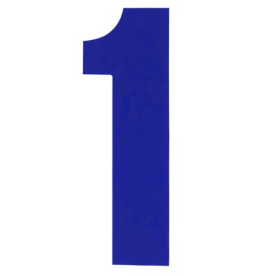 Bike It 8 Inch Race Numbers – Blue