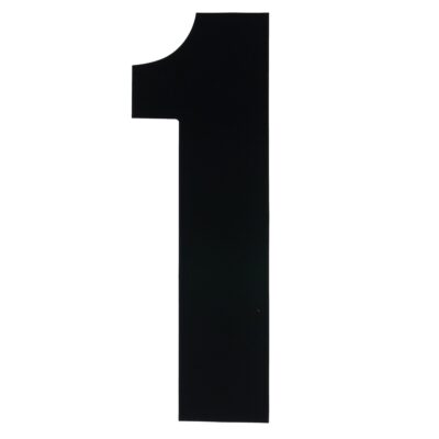 Bike It 8 Inch Race Numbers – Black