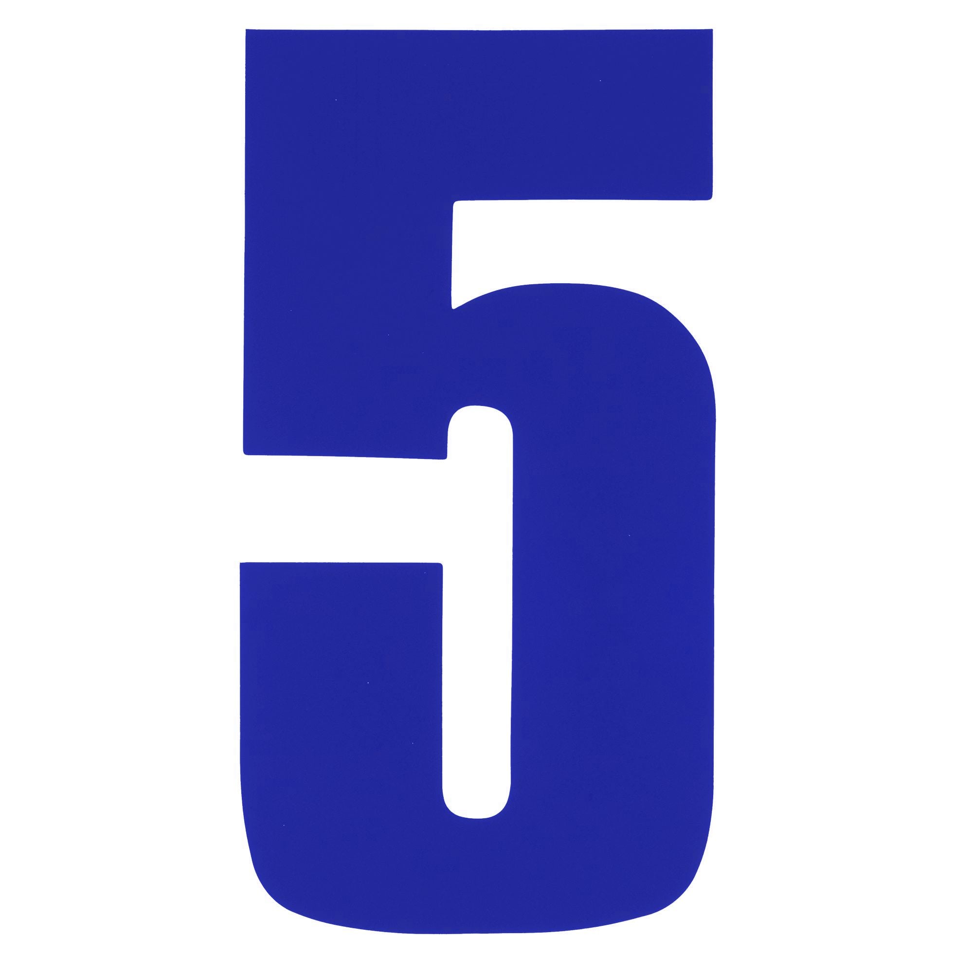 Bike It 6 Inch Race Numbers - Blue - Image 4