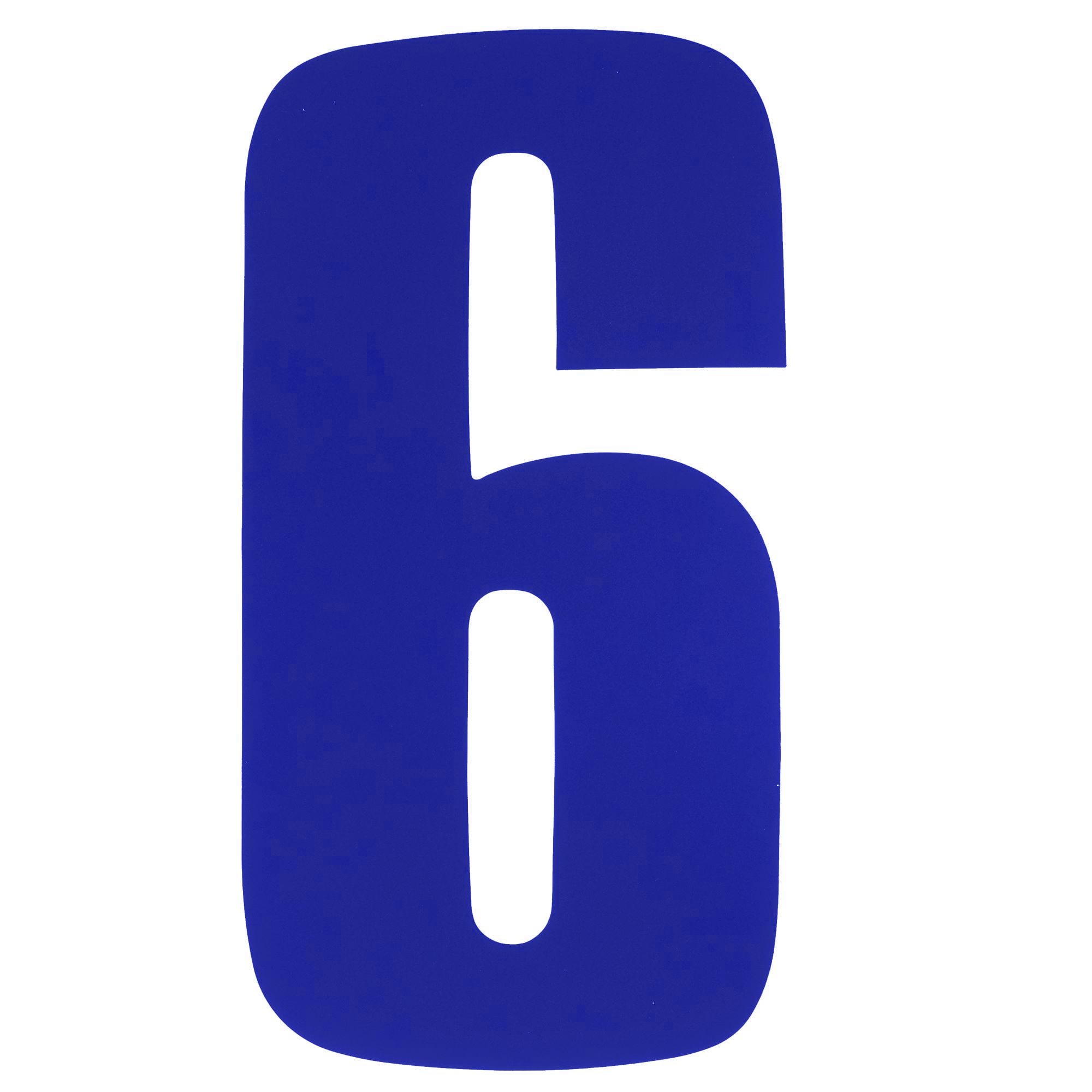 Bike It 6 Inch Race Numbers - Blue - Image 5
