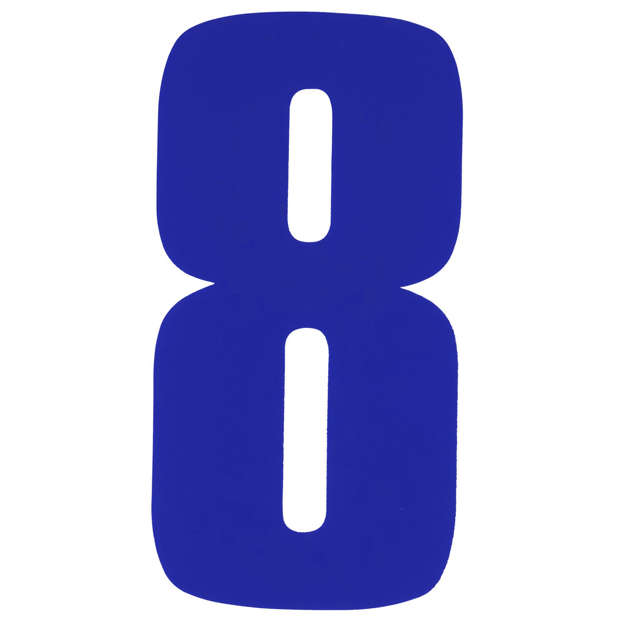 Bike It 6 Inch Race Numbers - Blue - Image 6