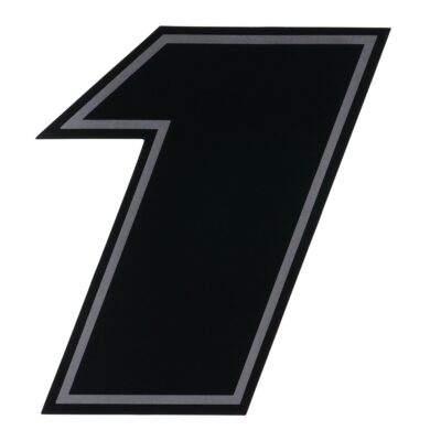 Bike It Deluxe 4 Inch Race Numbers – Black