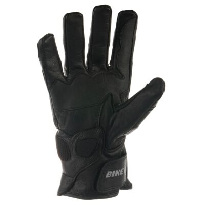 Bike It Ultimate Cruiser Leather Motorcycle Glove ‘UCG’ (Black)