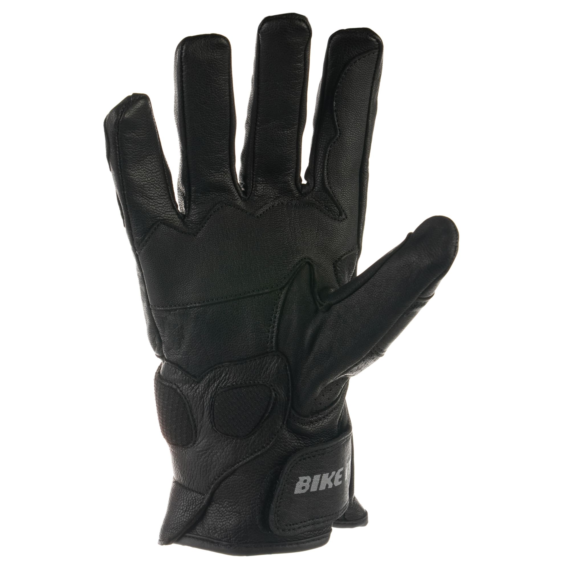 Bike It Ultimate Cruiser Leather Motorcycle Glove 'UCG' (Black) - Image 2