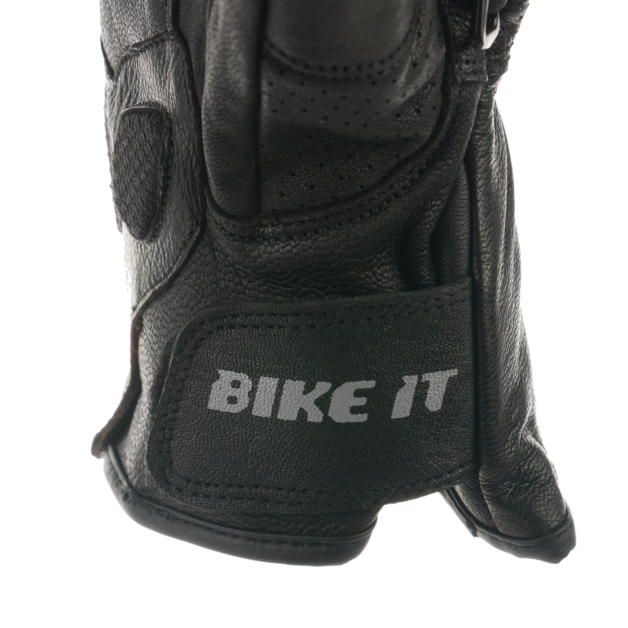 Bike It Ultimate Cruiser Leather Motorcycle Glove 'UCG' (Black) - Image 6
