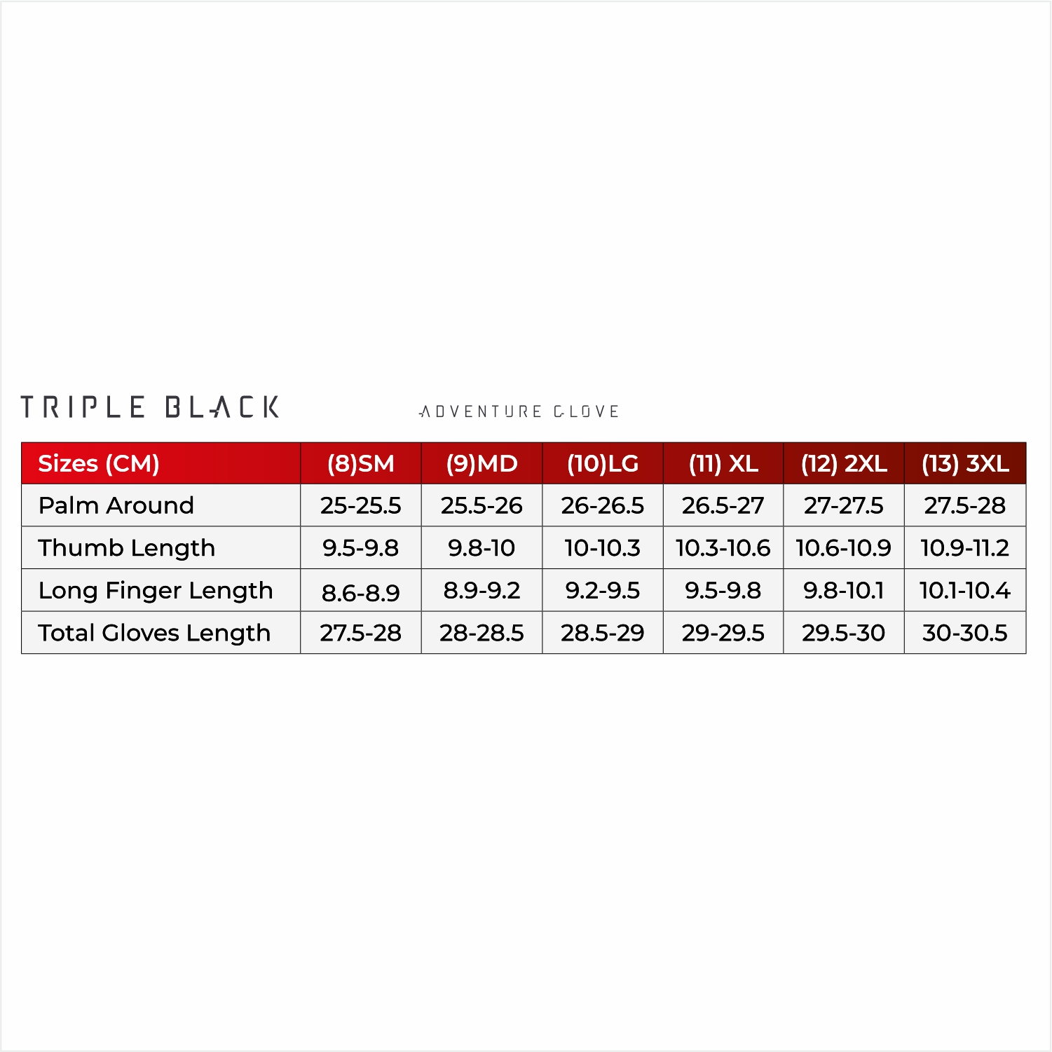 Bike It "Triple Black" All-Seasons Waterproof Motorcycle Glove - Image 8