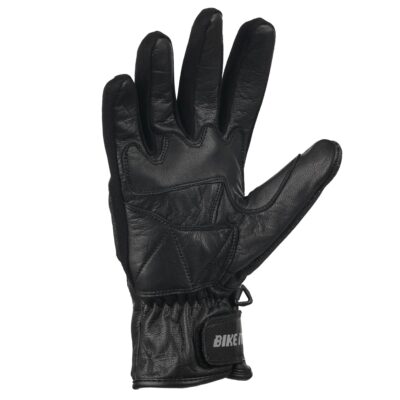 Bike It Cruiser Gloves Air ‘CGA’ (Black) Leather Motorcycle Glove