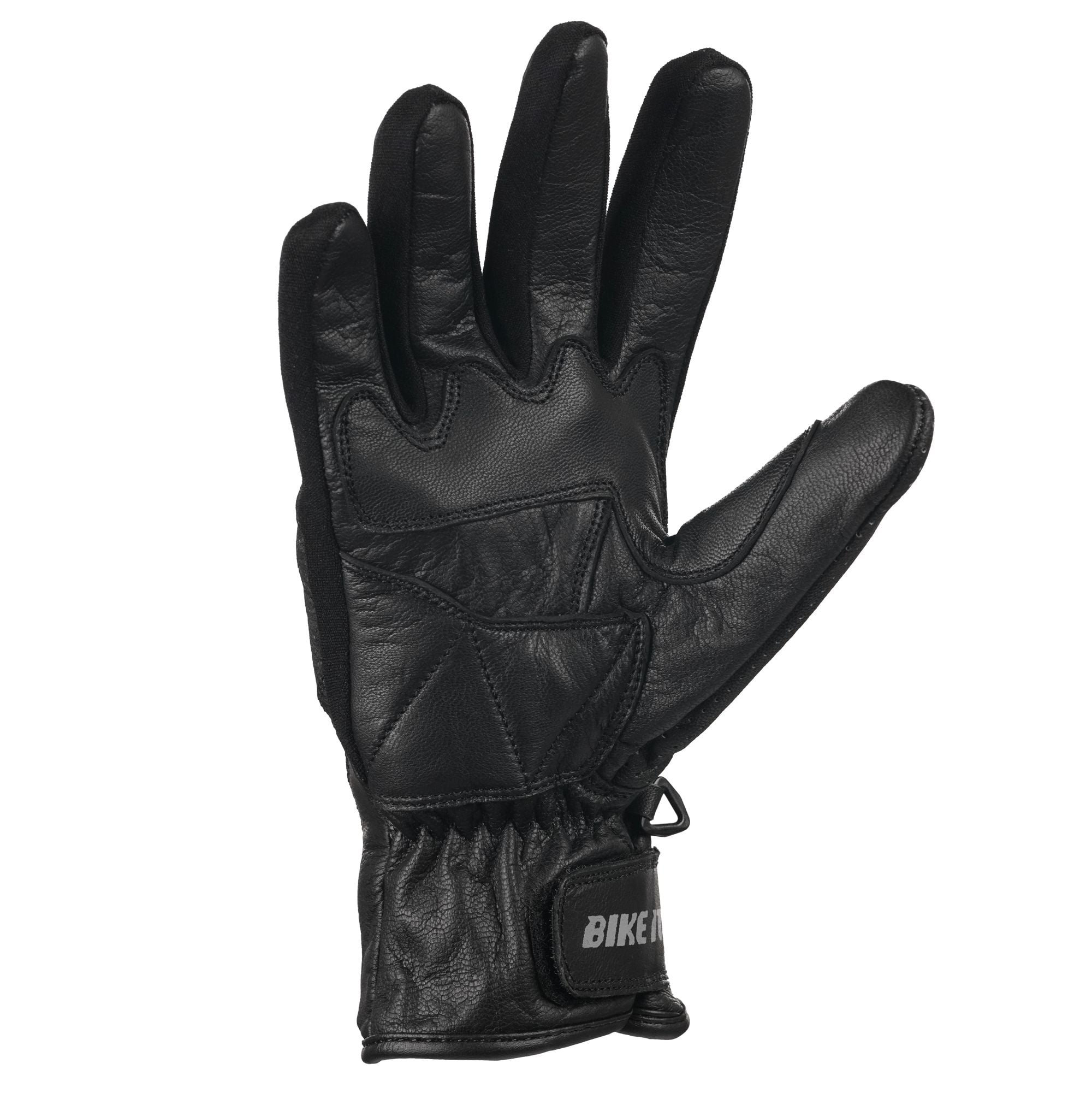 Bike It Cruiser Gloves Air 'CGA' (Black) Leather Motorcycle Glove - Image 2