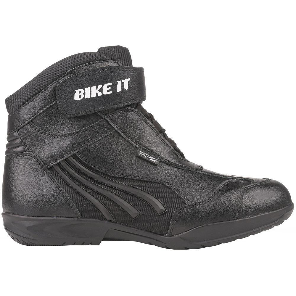 Bike It Perun Low-Cut Waterproof Mens Boot - Black - Image 5